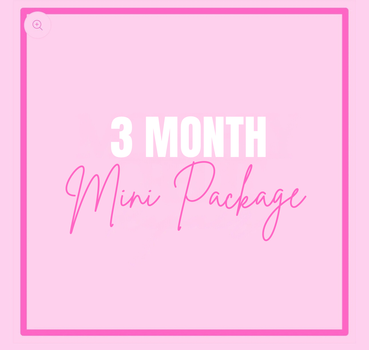 3 Month Mini Package